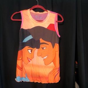 Aladdin & Jasmine tank from hot topic